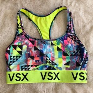 Victoria’s Secret Player Sports Bra (neon geomatic)